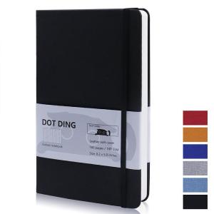 Dotted Notebook A5 Bujo Journal 100 Sheets 100 GSM with Inside Pocket School Diary Stationery