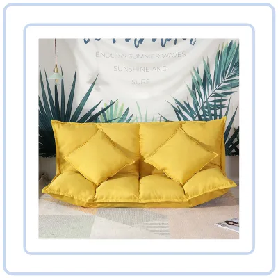 【COZYCASA】Foldable Tatami Sofa Bed / Floor Recliner Chair with 2 Pillows