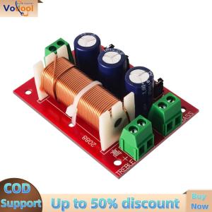 【Vodool Auto Center】 YLY-2088 Speaker Frequency Divider 400W 2 Way Crossover Filters Module Adjustable Full Range Treble Bass Welding Free