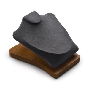 Oirlv Wooden Necklace Jewelry Storage Organizer Display Holder Jewelry Showcase Display Stand SM081