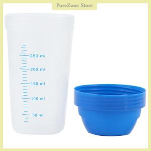 [PureZone] 300ml Shaker Bottle Creative Milkshake Protein Powder Mixing Bottle Shake Cup