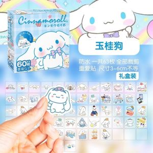Sticker Gift Box 玉桂狗卡通礼盒装贴纸 Set Pelekat Hadiah Comel DIY Hiasan Buku Skrap Cinnamoroll Sticker Collection Scrapbook