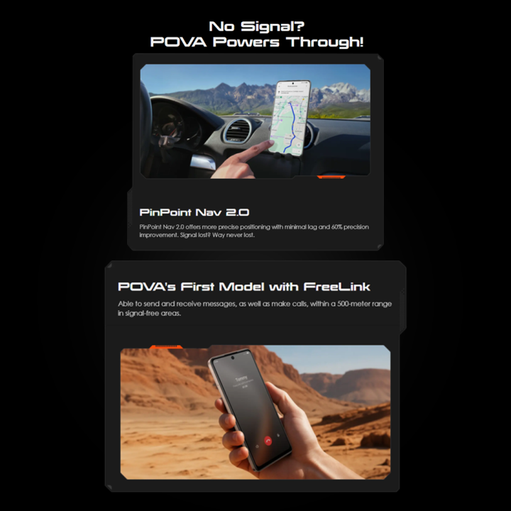 TECNO POVA 7 Smartphone | 8GB+256GB / 8GB+128GB | MTK Helio G100 ...