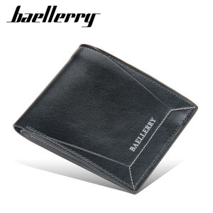 Business Men Short Wallets Classic Slim PU Leather Bifold Credit Card Holders Purses