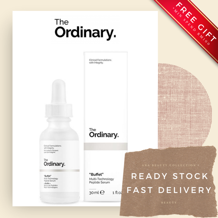THE ORDINARY BUFFET MULTI TECHNOLOGY PEPTIDE SERUM 30ML | Lazada