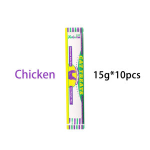 【SG Seller】 10pcs*15g Cat Treats Cat strips Nutritousand Hydratingr Cat Food 猫零食猫条