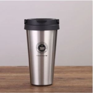 Travel mug New Wholesale Custom Reusable Travel Stainless Steel Coffee cups With Plastic Lid