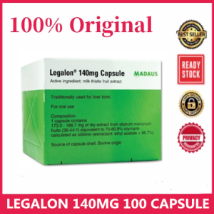 🔥Buy 1 free 1🔥LEGALON 140MG 100 CAPSULE Milk thistle extract Liver health supplement Herbal support