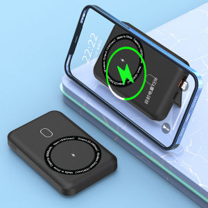 SG Stock 15W 10000mAH Mini Magnetic Wireless Power bank Fast Charging Light Portability Powerbank Slim and Mini Powerban