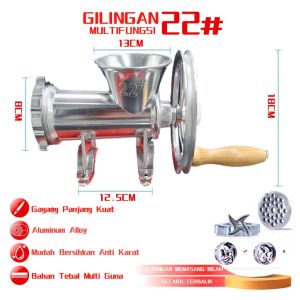 Coffee Grinder Mesin Penggiling Kopi Lada Serbaguna Alat Meat Mincer Penggiling Daging Sayuran Bumbu