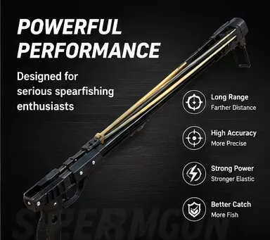 Budget-Friendly Space Aluminum Speargun High Accuracy Fish Capture Gear for Entry Level Anglers