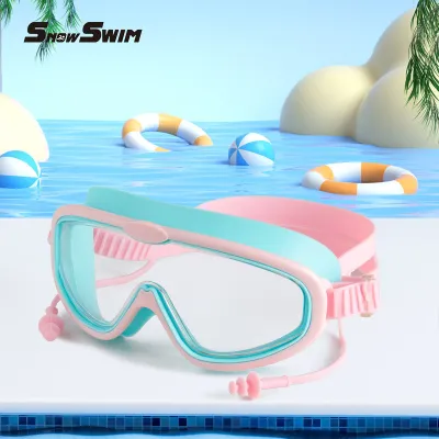 BERMA BABY kính bơi trẻ em chống mờ chống tia uv rộng góc đệm silicon mềm thoải mái đi bơi
