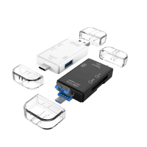 USB สากล C SDTF SDXC MicroSDs Reader OTG สนับสนุนสำหรับการถ่ายโอนข้อมูลที่รวดเร็ว