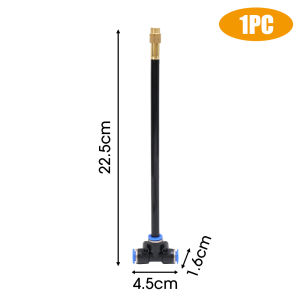 6/8/12mm 360° Free-bend Copper Misting Nozzle for PE Hose Adjustable Atomization Sprayer Garden Irrigation Watering Gadget