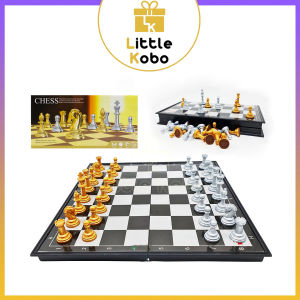 [Sato] Bộ Cờ Vua Nâu Gỗ Size Lớn Sato041 Cao Cấp Đồ Chơi Trí Tuệ Thể Thao Boardgame Cờ Quốc Tế Trẻ Em Gấp Gọn