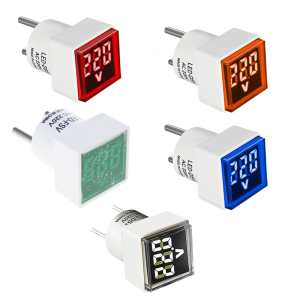 Portable 220V/230V Voltmeter with Long Service LED Indicator Voltage Measurement Tool for Voltage Ranges 50 to 500V