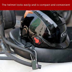 Durable Password Locks Anti-theft Helmet Lock for Scooter Motorcycle Portable Mtb Road Bike Lock Cable