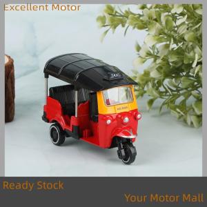 Excellent Ready Stock Alloy Tricycle Retro Simulation Model Three Wheeled Motorcycle Toy Model Toys
