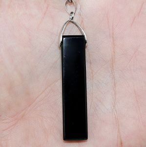 Liontin Kalung Natural Giok Black Serpentine Jade it Jade Termurah