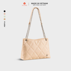 Túi Yuumy (Thời trang nữ chần bông quả trám size 28 - Túi đeo chéo da Seasand YN280)