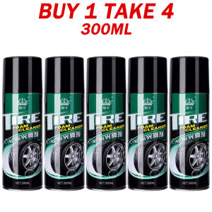300ml/600ml Tire Foam Bright Cleaner Tire Wax Lotion High Gloss Spray Cleaner Moisturizing Tire Polish Waterproof