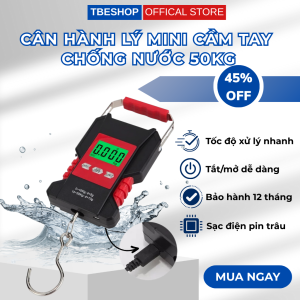 Cân Điện Tử Cầm Tay 50kg WH A28 Chính Hãng Sạc Điện Chống Nước Thước Đo 1m ( Bảo Hành 1 Năm )