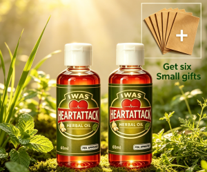 Heart Attack Herbal Oil 60mL Gentle massage oil ease chest physical discomfort