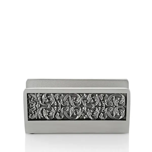 Classic Expressions Satin Pewter Card Holder