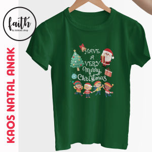 BAJU NATAL ANAK / BAJU NATAL / KAOS NATAL / KAOS NATAL HIJAU / KAOS MERRY CHRISTMAS / BAJU NATAL KELUARGA / KAOS NATAL KELUARGA / KAOS ROHANI NATAL / KAOS ROHANI KRISTEN / BAJU NATAL ANAK PEREMPUAN / BAJU NATAL COUPLE / DEKAOS 2410 CHILDREN NATAL