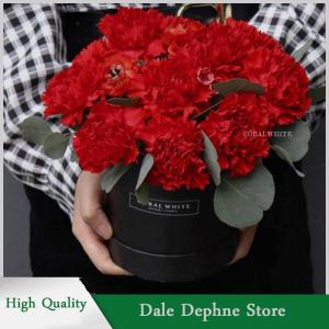 [Dale Dephne] Hộp hoa 12cm Vòng các tông Hộp quà tặng tiệc cưới hoa hồng trang trí