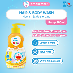 MY BABY Kids Hair & Body Wash Nourish & Moisturizing Pump 280 mL - Exp: 08.2027