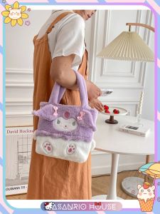 Túi xách không nhồi bông hoạt hình Sanrio xinh xắn mềm mại cho bạn nữ - Túi gấu bông ASANRIO HOUSE