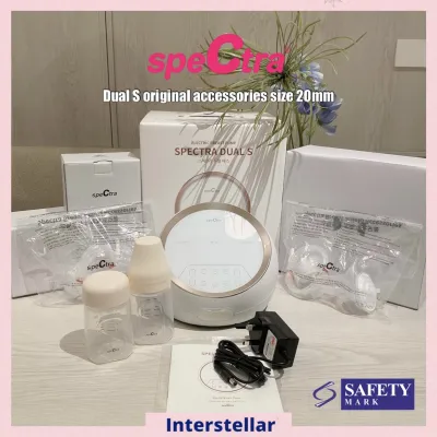 🇸🇬SG 3pins Safety Mark | Spectra DUAL S Breast Pump size 20mm | 24mm | 28mm | Hospital Grade