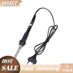 SDJZT Mini hàn sắt có thể điều chỉnh nhiệt độ điện hàn sắt trạm làm lại Mini xử lý nhiệt bút chì hàn công cụ sửa chữa 60W