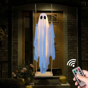Halloween bóng ma đèn Bộ trang trí LED đáng sợ phát sáng ngoài trời trang trí cho ngoài trời sân và trong nhà trang trí bữa tiệc
