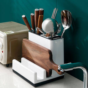 HKStorage Giá Để Ráo Nước Nhà Bếp Thìa/ Đũa/Thìa/Thớt/Nắp/Giá Để Đồ Dùng Nhà Bếp Giá Để Đồ Trên Mặt Bàn