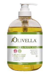 Olivella Face and Body Soap Made from Italian Virgin Olive Oil Net 16.9 Fl. Oz.