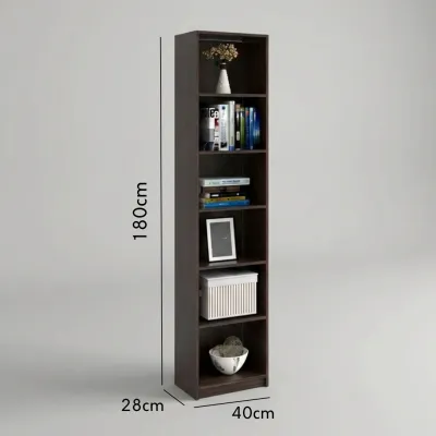 Furniture Direct BILLY narrow 6 tier bookcase storage cabinet