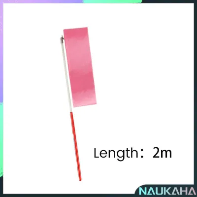 NAU.K Colorful Dance Ribbon Art Gymnastic Gym Ribbons Ballet Streamer Twirling Rod Stick For Training