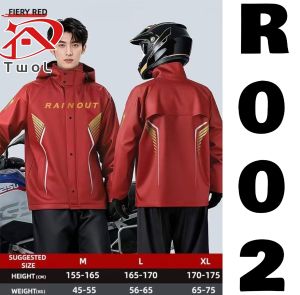 TWOL SHOP Stock no.R002，1pcs Raincoat Riders Specialized Dey Courier ServicesAdult Full-Body Rainproof Two-Piece Suit