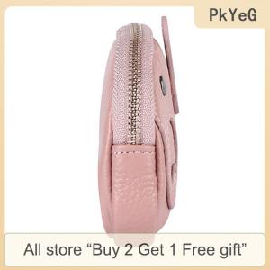 [COD] PkYeG Tool PU Leather Cartoon Elephant Head Wallet Change Purse Card Bag Money Bag Women Coin Purse Key Ring Zipper Storage Bags