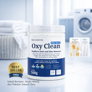 Home Kimia Oxy Clean Pro Max - Pemutih Pakaian / Penghilang Noda Berwarna / Pencerah Pakaian Putih 1KG