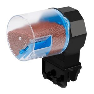 KLICKKRATE Intelligent Fish Tank Feeder 2nd Gear Large Capacity Fish Food Auto Dispenser Durable Aquarium Feeder Aquarium Accessories