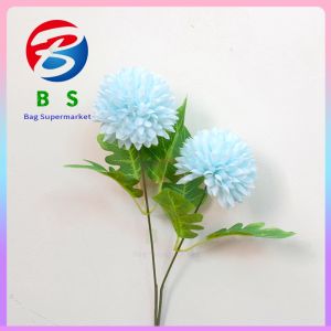 【Ready Stock】1PCS-Dandelion Flower Ball Simulation Road Cited Artificial Flower Wall Fake Flower Home Decoration Wedding Holding Flower