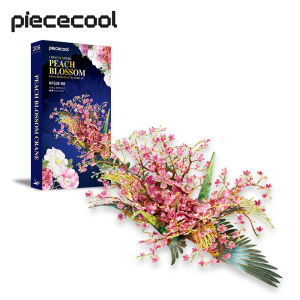 Piececool 3D Metal Puzzles for Adults Flowers Plant Model Building Kits Lavender Crane DIY Craft Jigsaw Puzzle Model Kit Birthday Valentines Day Gift for Girl