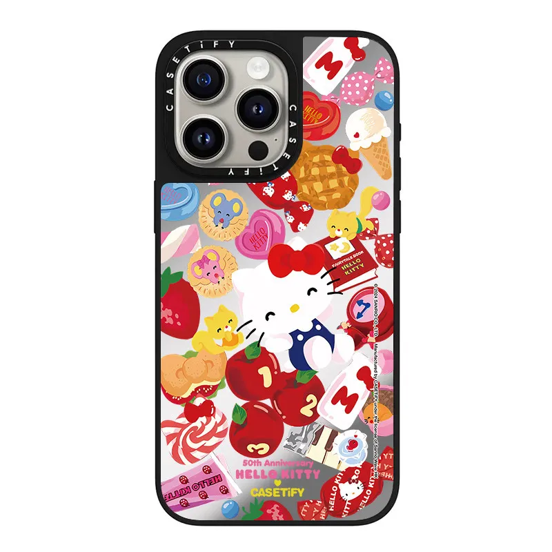 CASETIFY HELLO KITTY iPhoneケース　17Pro Max CASETiFY Hello Kitty 50th Anniversary - Sticker Frame Case