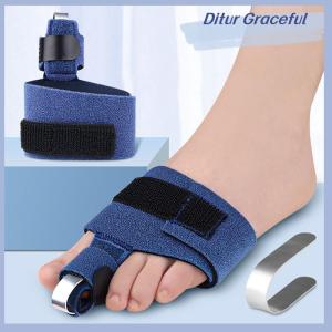 Ditur 1Pcs Toe Toe Fracture Fixator Orthotics Foot Bone Thumb Adjuster Correction Soft Pedicure Socks Bunion Straightener
