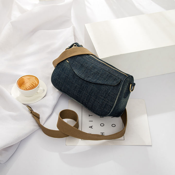 Fashion Blue Denim Women Shoulder Bag High Quality Jeans