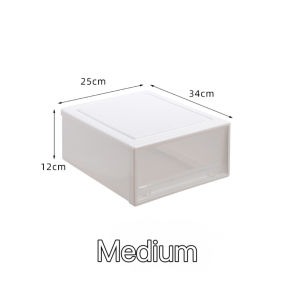 Multi-Functional Storage Box Stackable Plastic Drawer Wardrobe Clothes Organizer