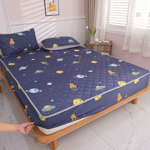 WEICEE Cadar Dust Mite Sheets Premium Cotton Bedsheet Fitted Bedsheet  Single/Queen/king Size Mattress Protector